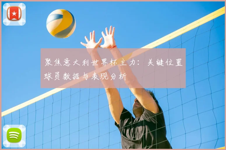 聚焦意大利世界杯主力：关键位置球员数据与表现分析